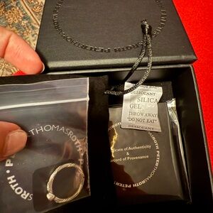 Peter Thomas Roth Silver Ring with Black Accents